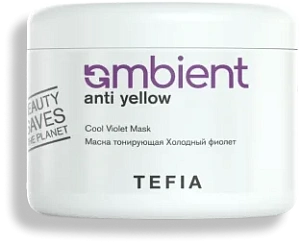 TEFIA | Маска тонирующая Холодный фиолет в категории — Anti Yellow, объем 500 мл. Cool Violet Mask.