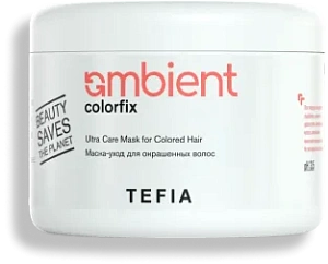 TEFIA | Маска-уход для окрашенных волос в категории — Colorfix, объем 500 мл. Ultra Care Mask for Colored Hair.