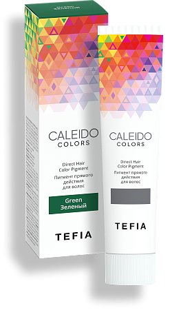 TEFIA | Пигмент прямого действия для волос Зелёный в категории — CALEIDO, объем 100 мл. Direct Hair Color Pigment Green.