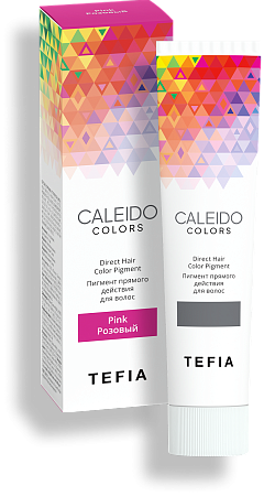 TEFIA | Пигмент прямого действия для волос Розовый в категории — CALEIDO, объем 100 мл. Direct Hair Color Pigment Pink.