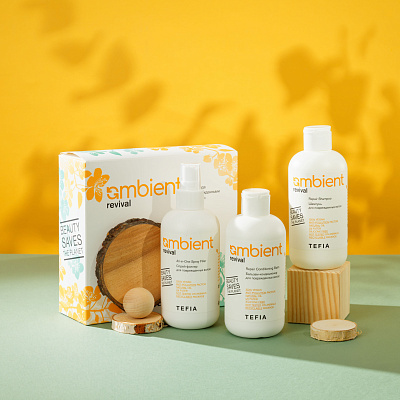 Набор для ухода за поврежденными волосами Ambient Revival