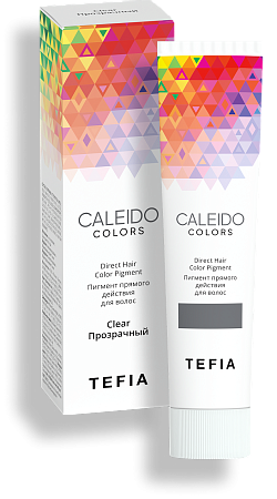 TEFIA | Пигмент прямого действия для волос Прозрачный в категории — CALEIDO, объем 100 мл. Direct Hair Color Pigment Clear.
