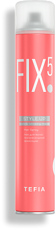 TEFIA | Лак для волос экстрасильной фиксации в категории — Style.Up, объем 500 мл. Hair Spray Extra Strong Hold.