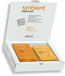 TEFIA | Процедура интенсивного ухода за волосами Восстановление и Питание в категории — Expert Pro, объем 5х20мл+5х10мл. Intensive Hair Treatment Repair&Nourish.
